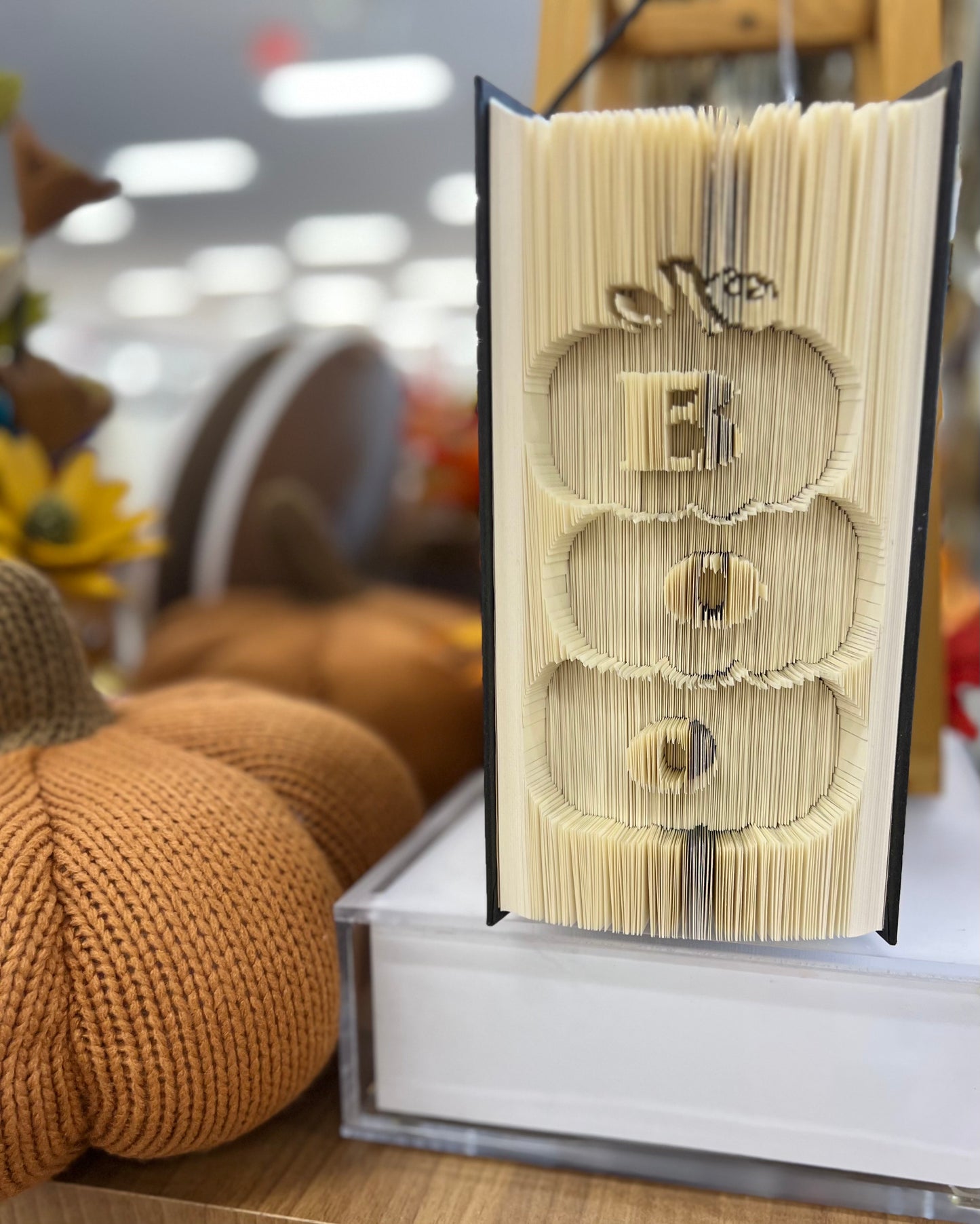 BOO Inside Pumpkins