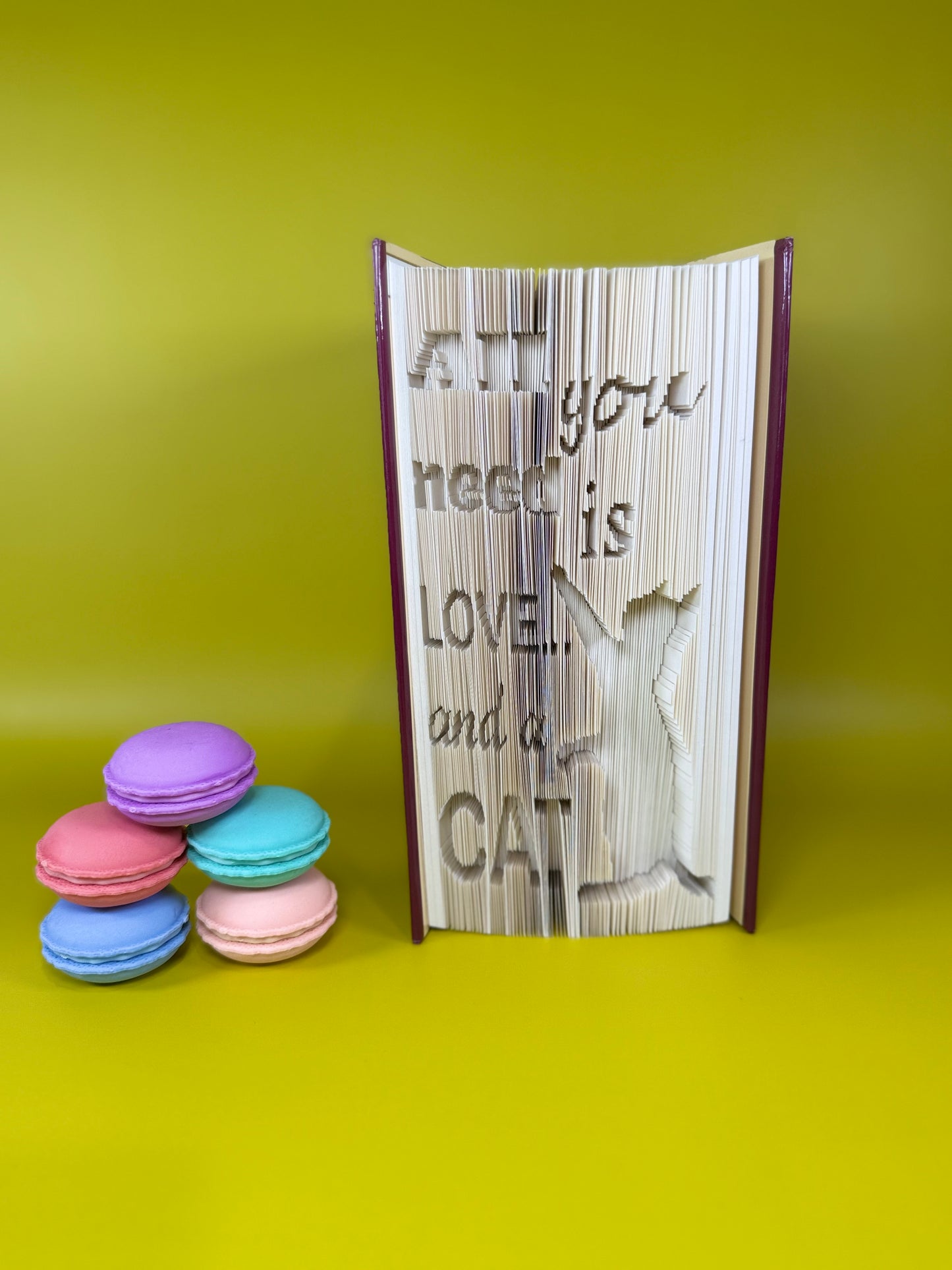 All You Need Is Love And A Cat Book Art