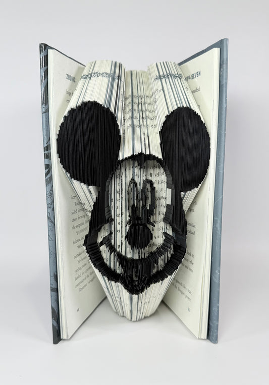 Mickey Mouse Face Book Art
