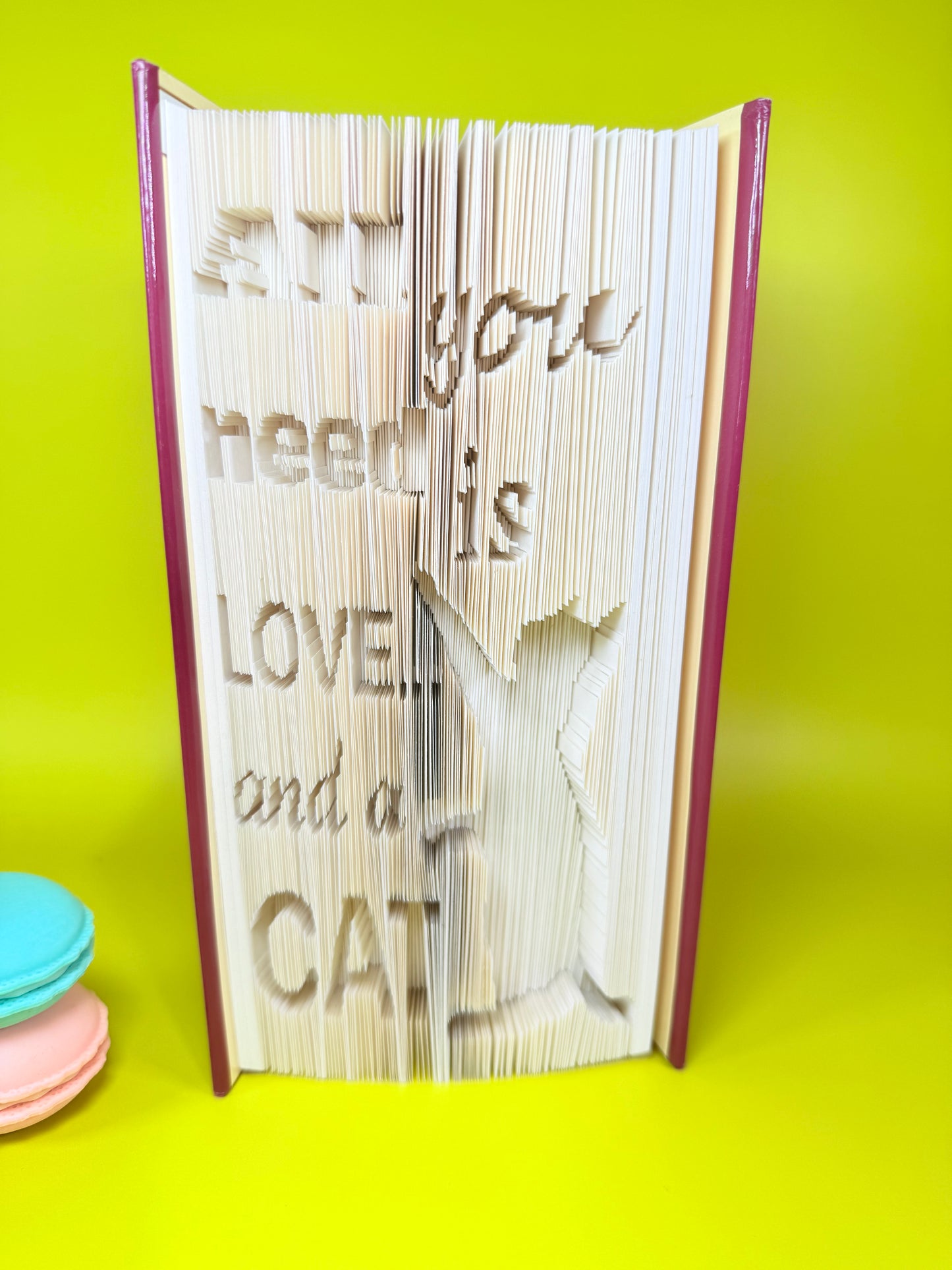 All You Need Is Love And A Cat Book Art