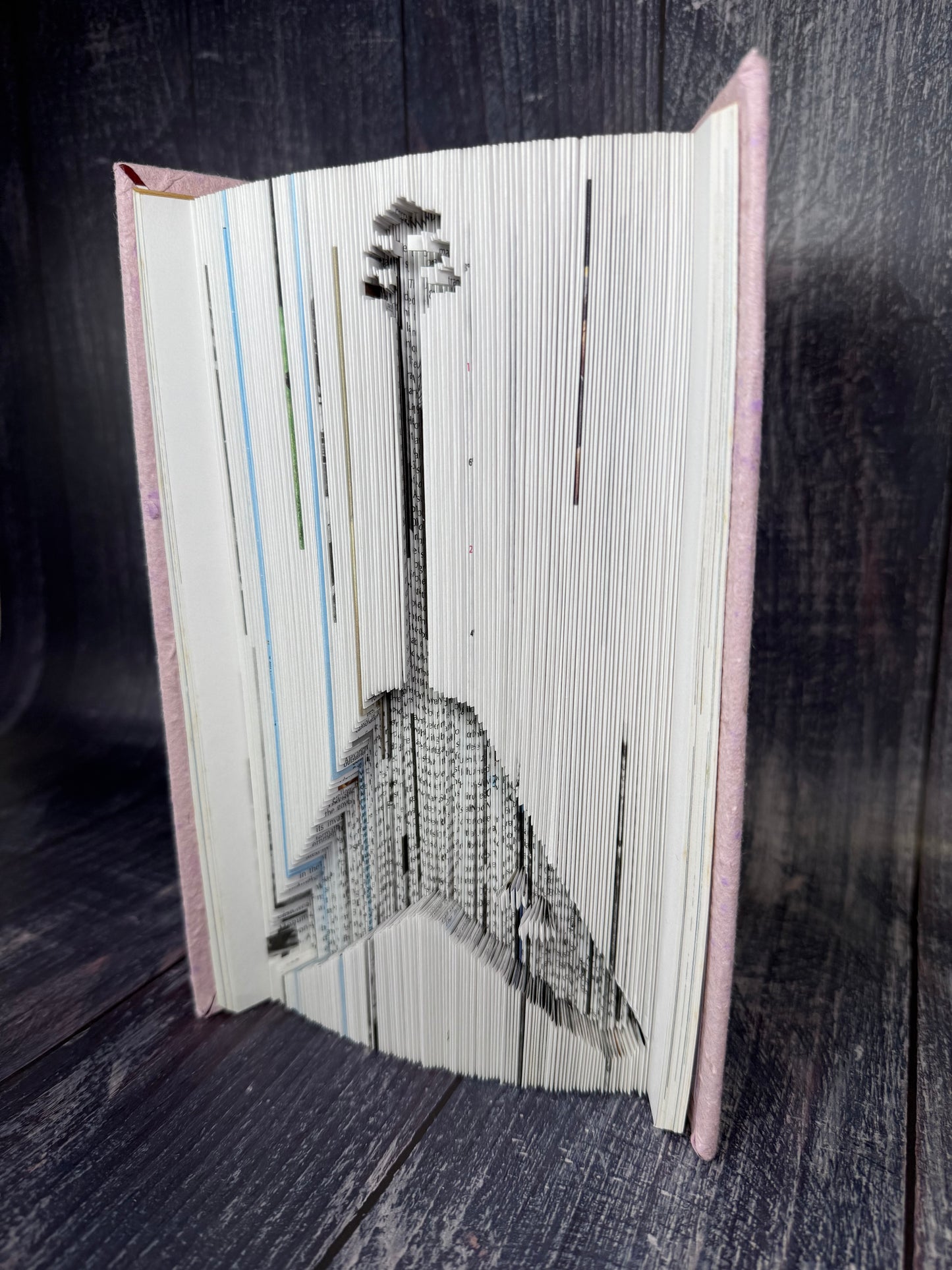 Flying V Electric Guitar Book Art