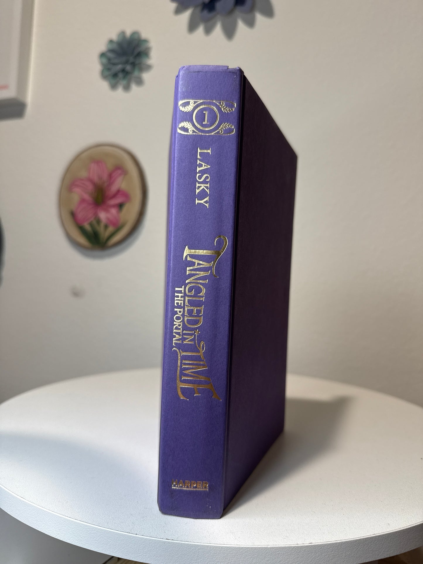 Purple Butterflies 180 Fold Book Art