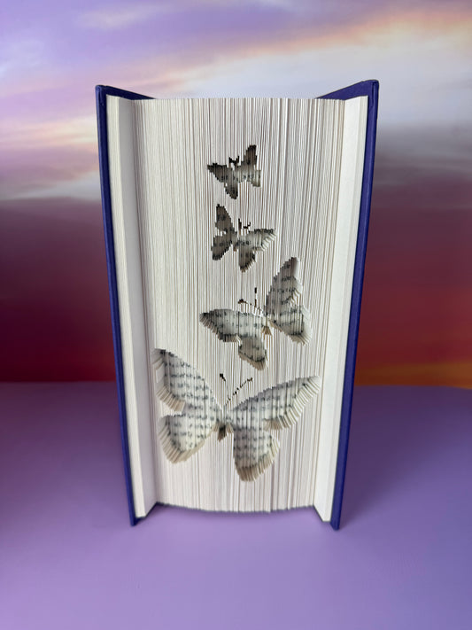 Butterflies 180 Fold Book Art