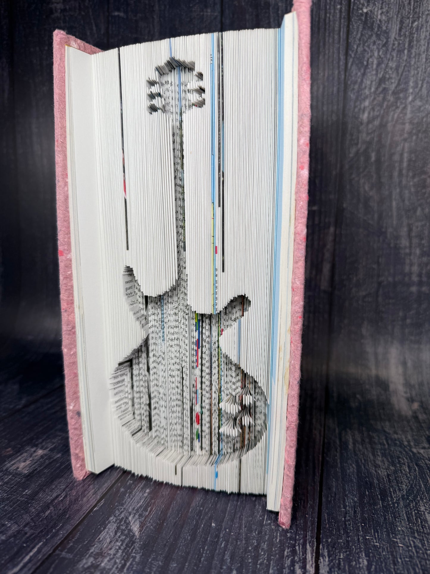Strat Electric Guitar Book Art