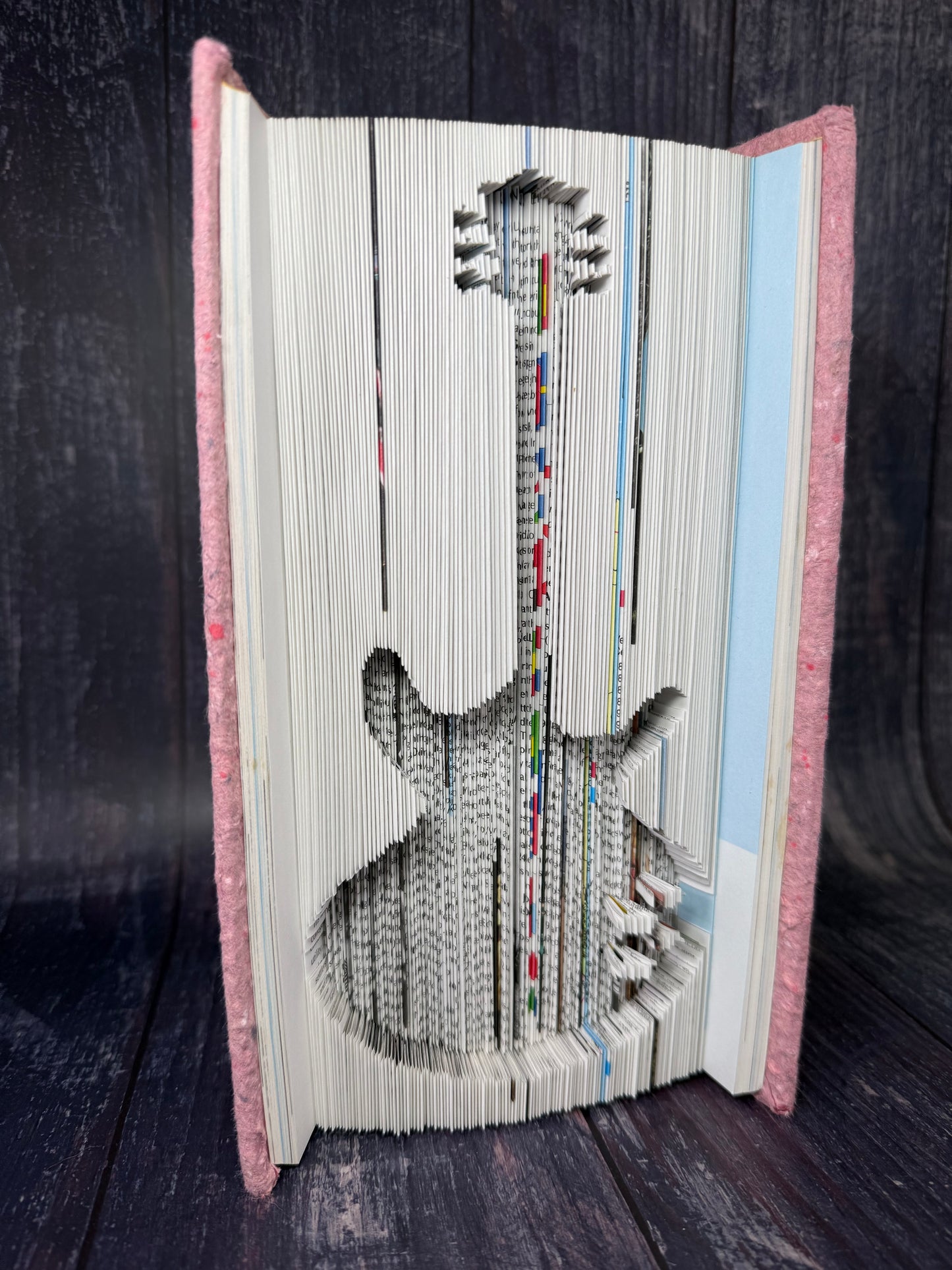 Strat Electric Guitar Book Art