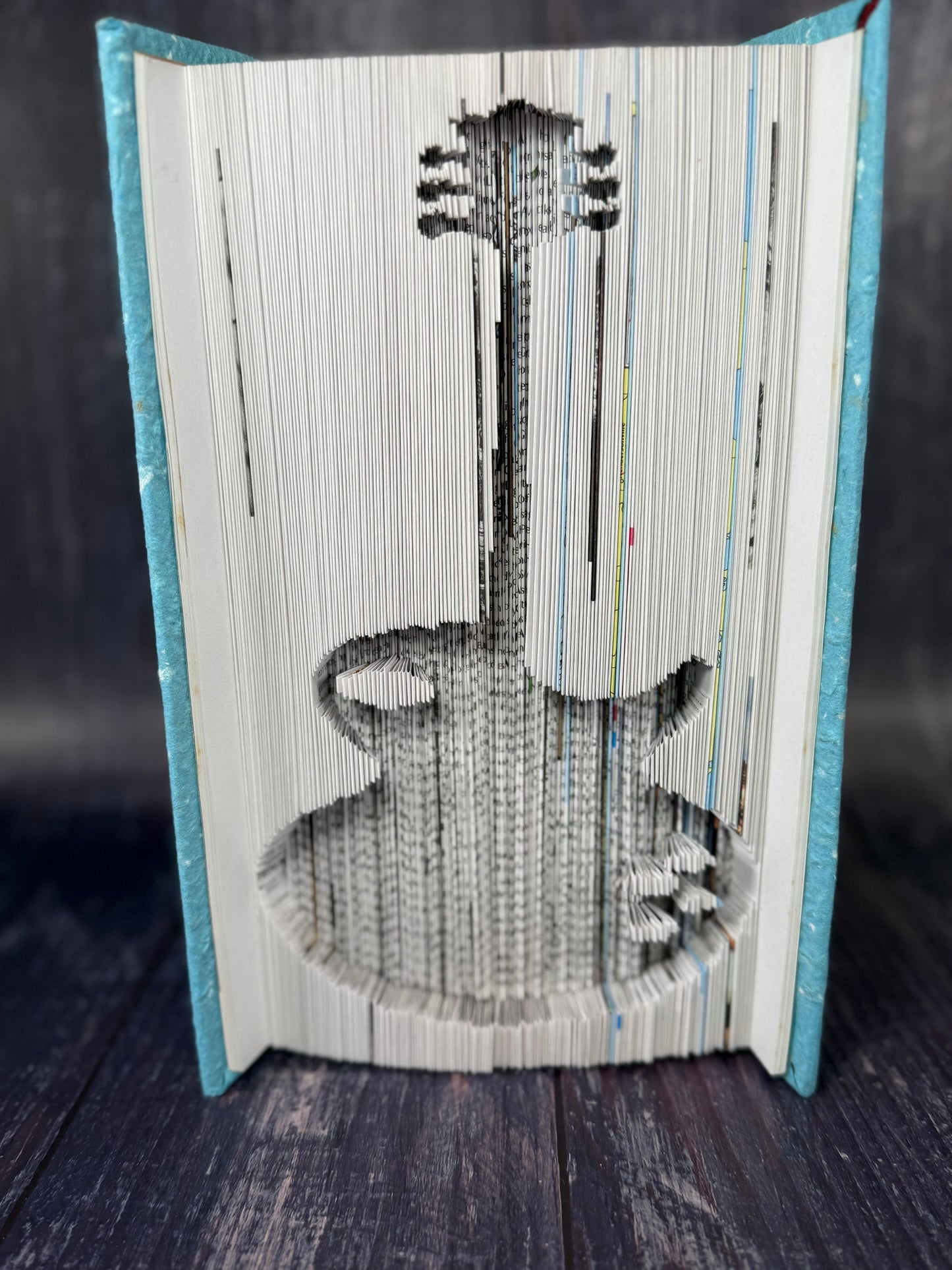 Les Paul Electric Guitar Book Art
