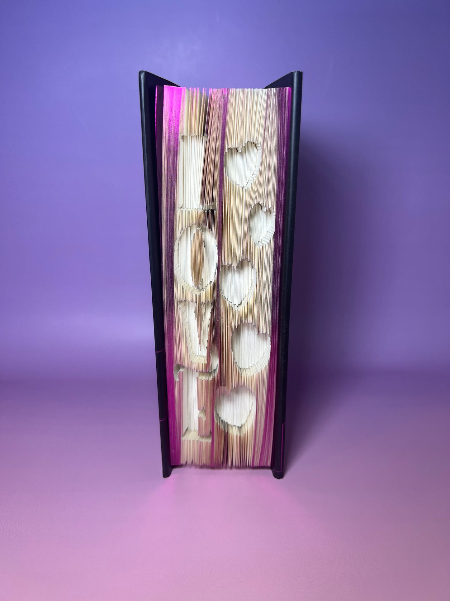 Vertical Love with Hearts