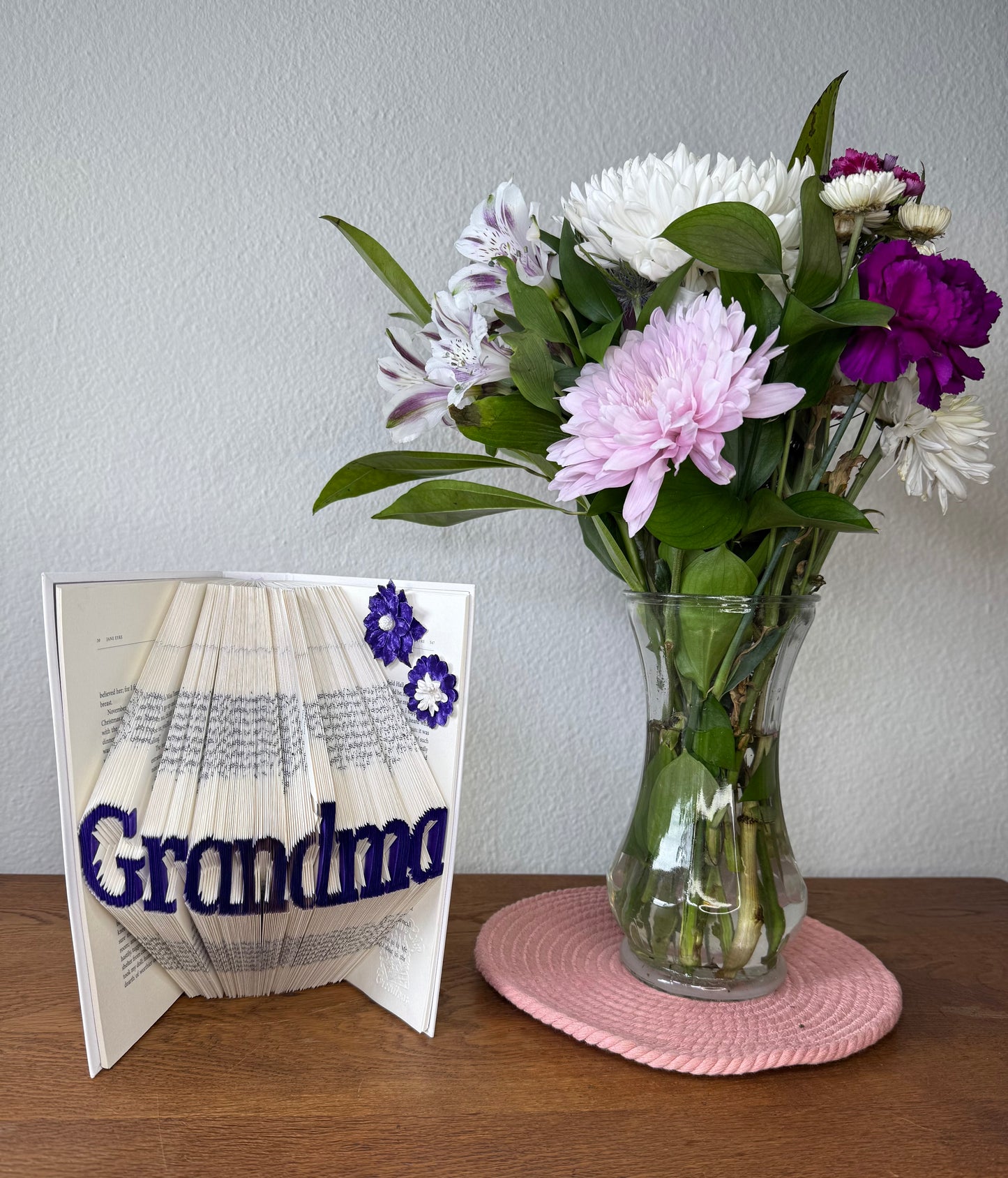 Grandma- Purple Fold Design