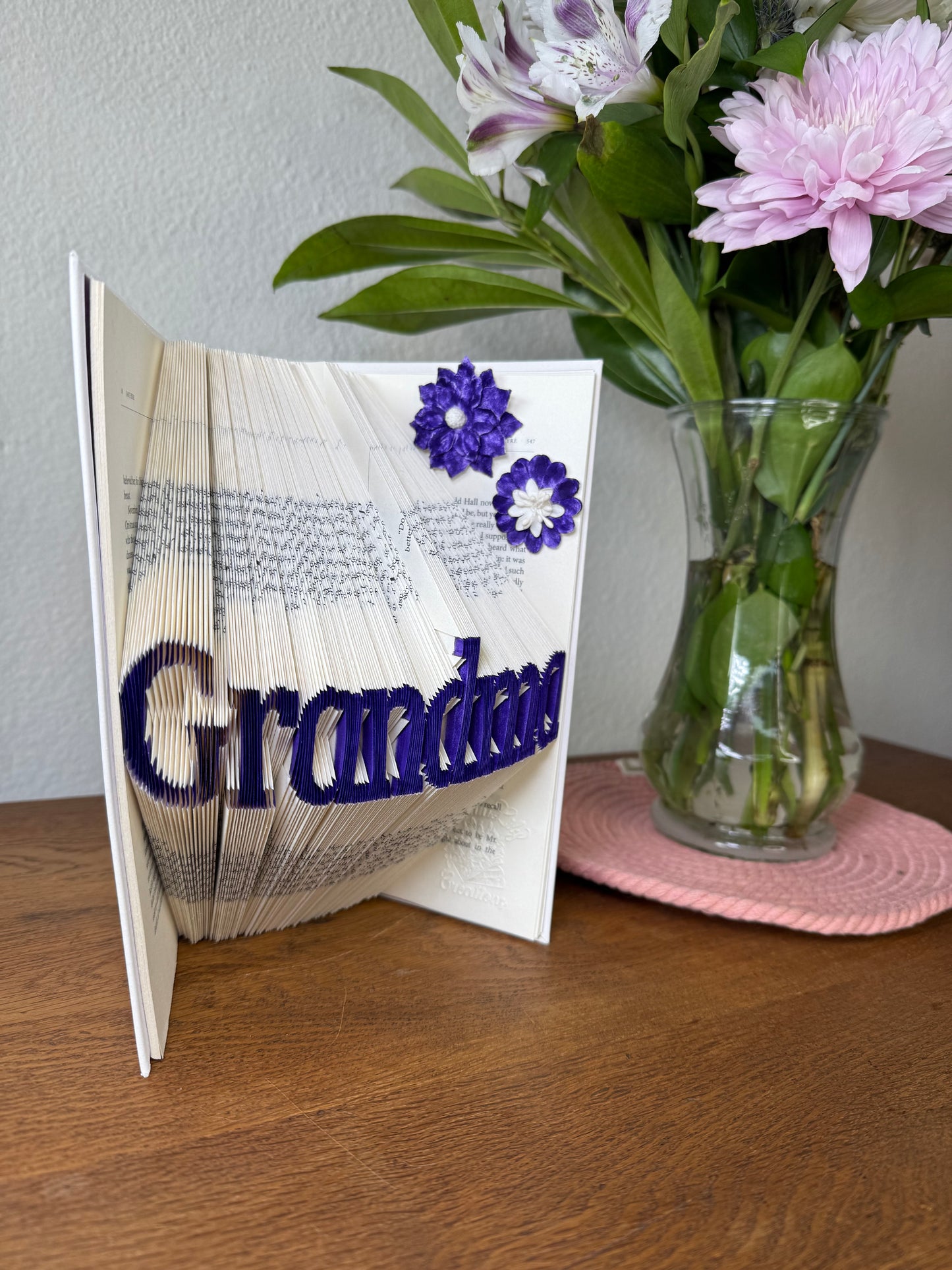 Grandma- Purple Fold Design