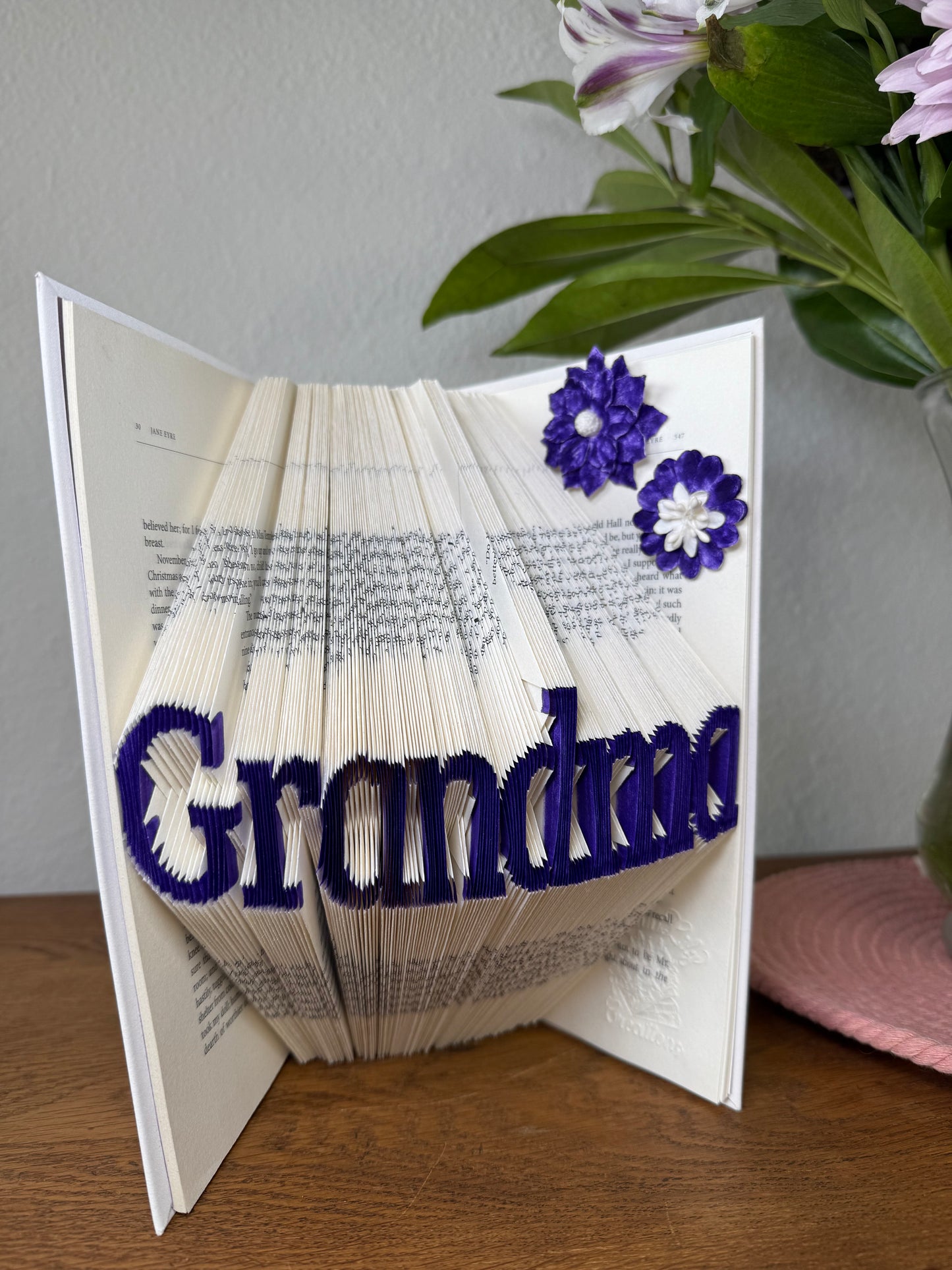 Grandma- Purple Fold Design