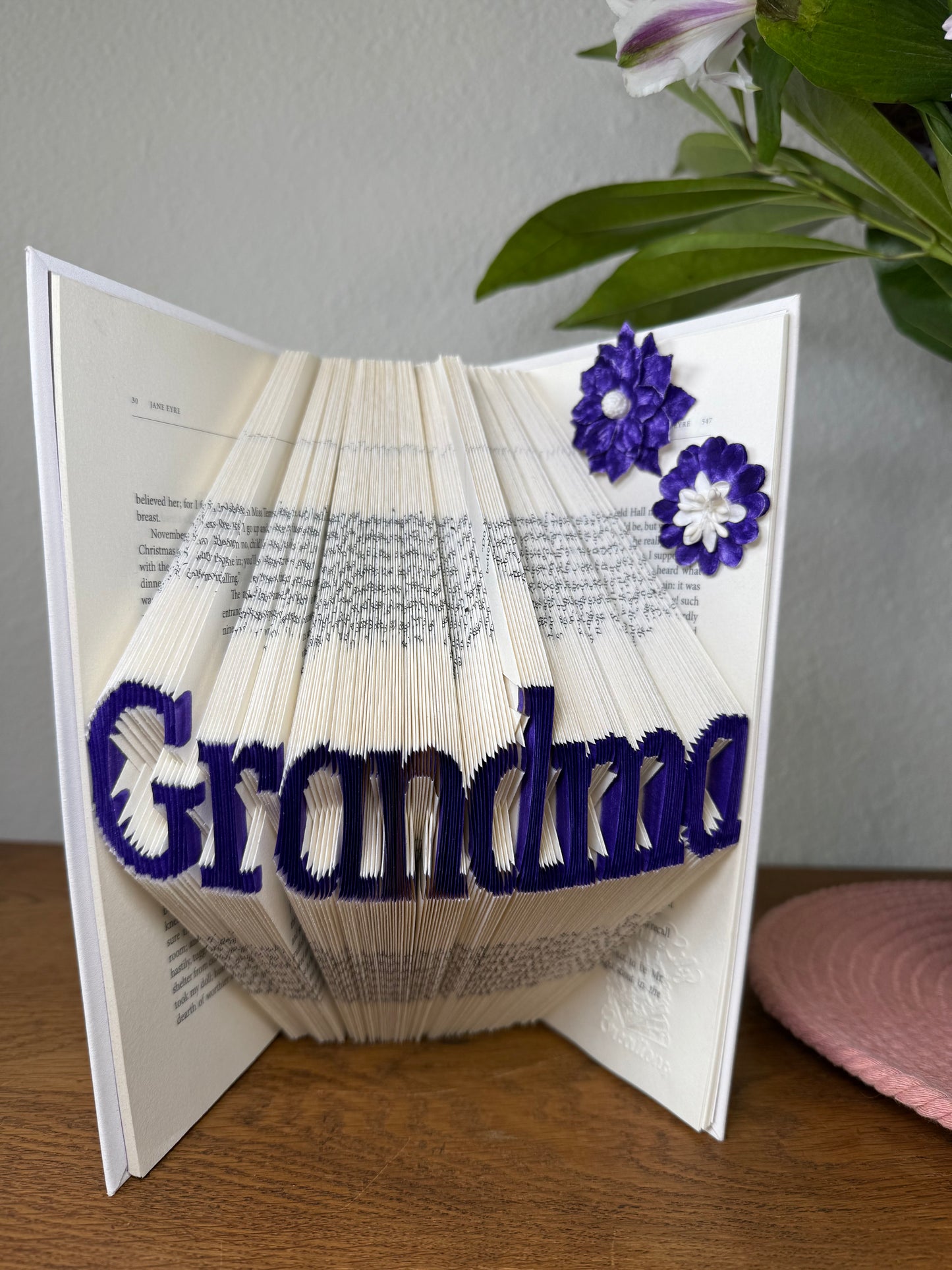 Grandma- Purple Fold Design